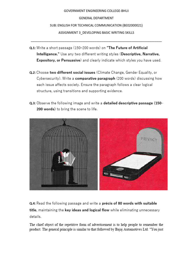 Technical Communication Writing Assignment | PDF | Advertising