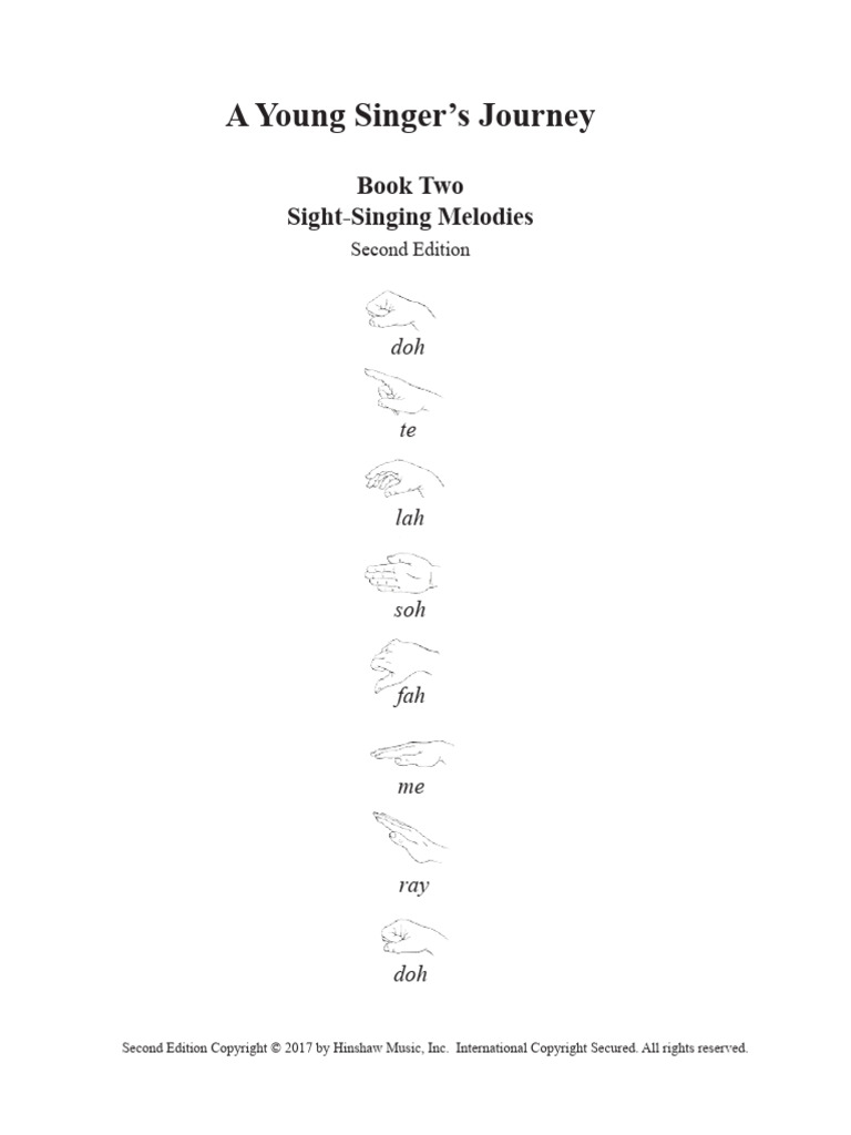 Sight-Singing Melodies for Young Singers | PDF | Elements Of Music ...