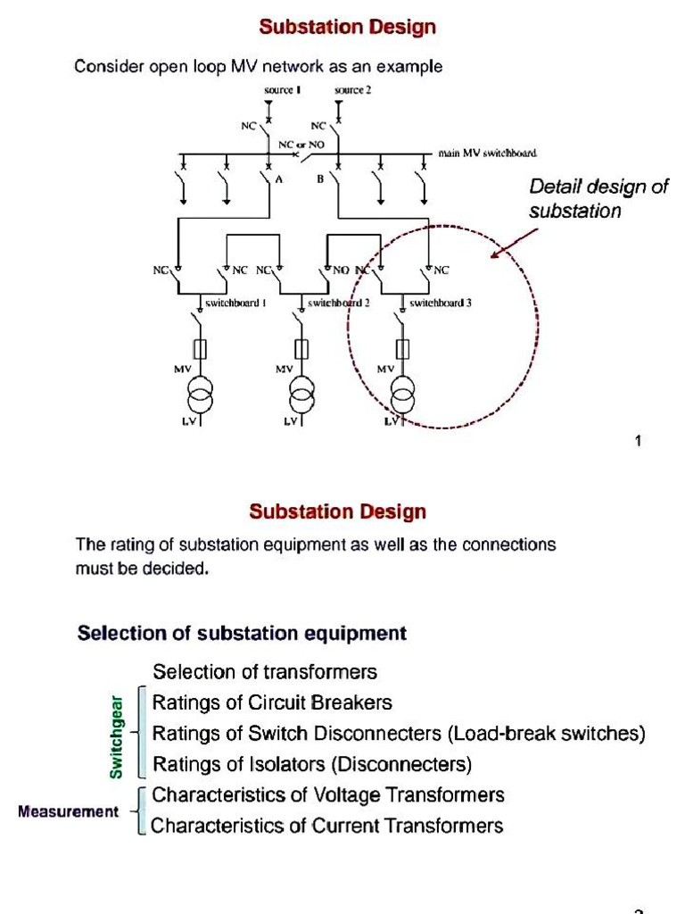 Substation Design | PDF
