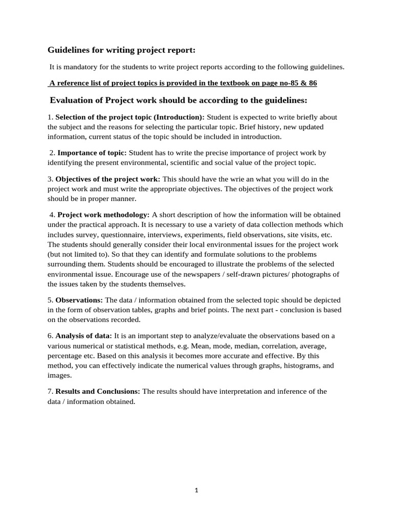 project-report-writing-guidelines-for-evs-pdf-conservation-biology