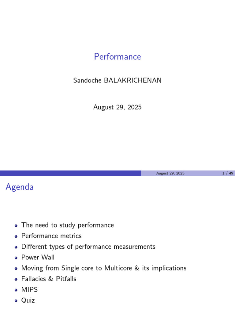 6 Performance | PDF | Central Processing Unit | Multi Core Processor