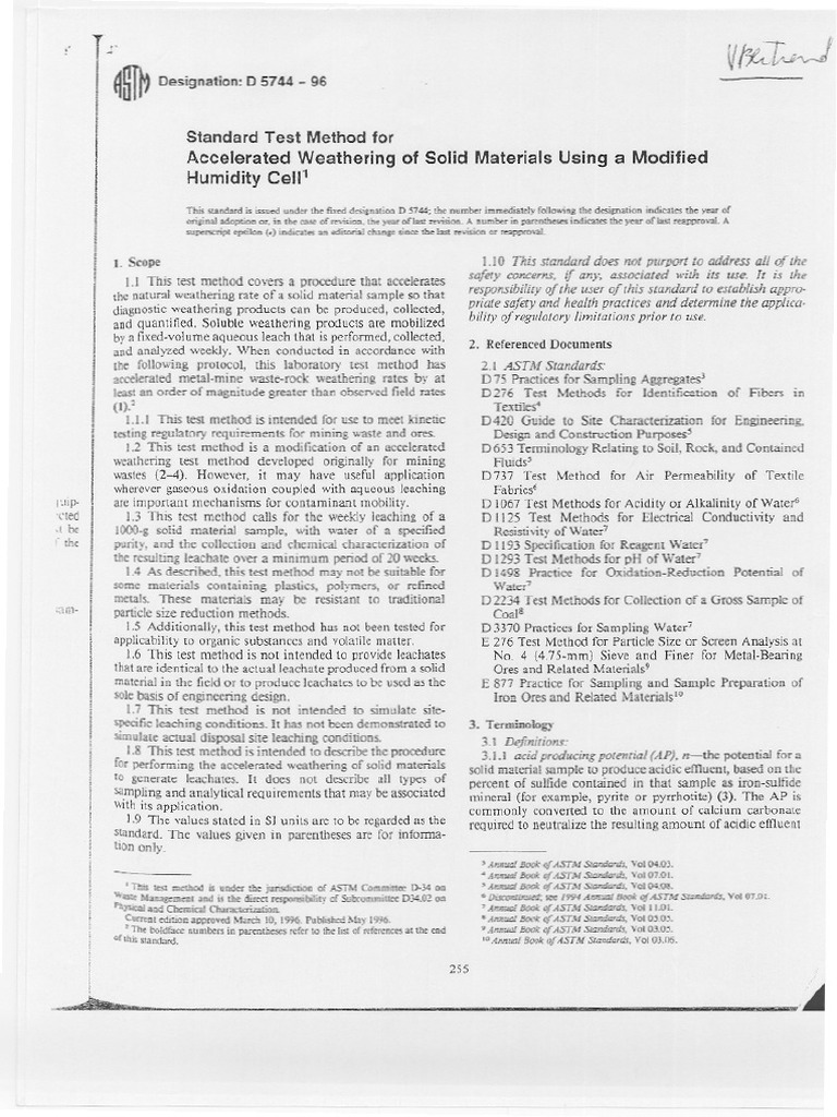 TecGeoquim-L4 - ASTM Standard Humidity Cell | PDF