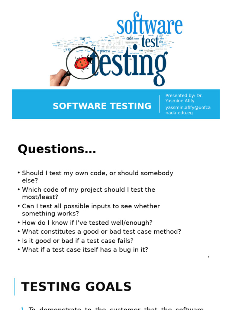 Software Testing I | PDF | Software Testing | Software Development