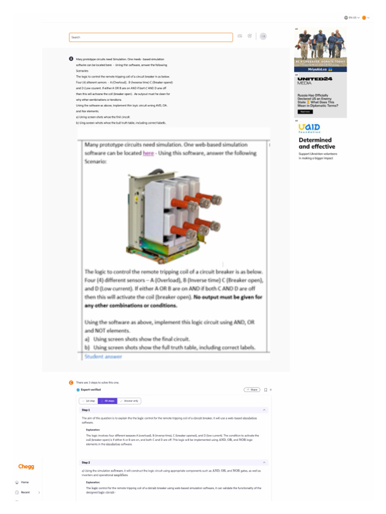 Screencapture Chegg Homework Help Questions and Answers Mary Prototppe ...