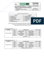 Fixture Intercolegiados Ocaña 2012.