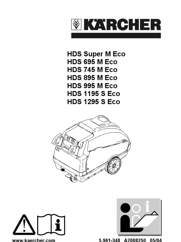 Hds 895 User Manual Diesel Engine Pump