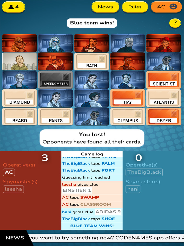 Play Codenames Online with Friends | PDF