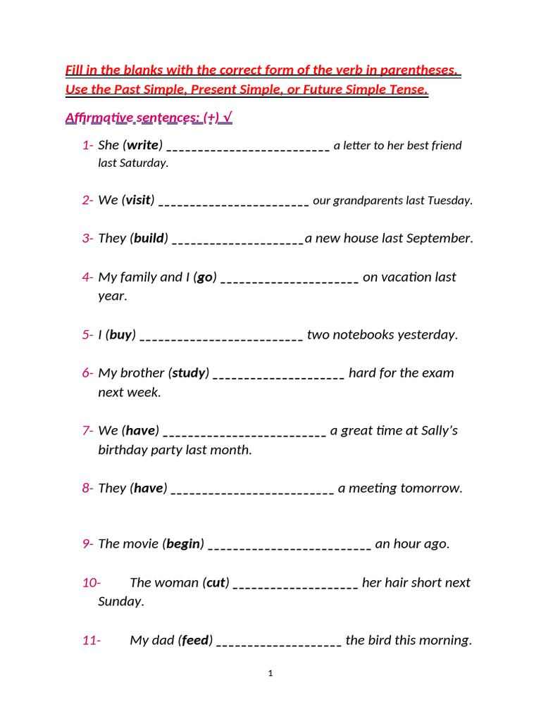 Homework Friday 18th October 2024 | PDF