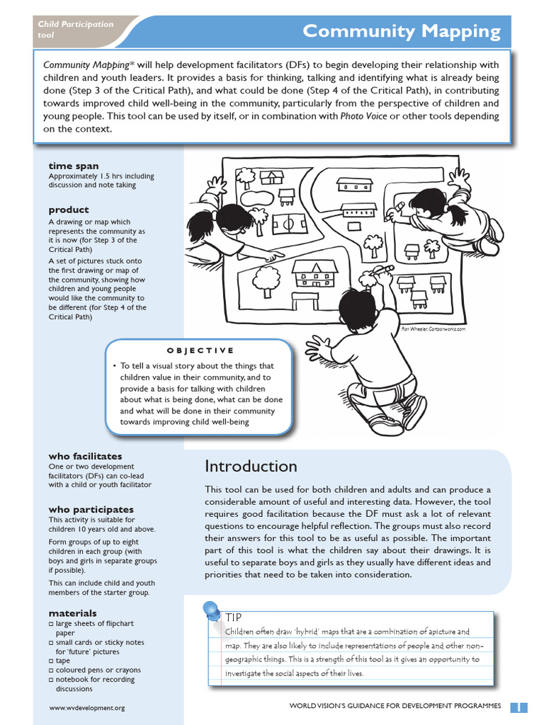 Community Mapping for Child Well-Being | PDF | Human Communication ...