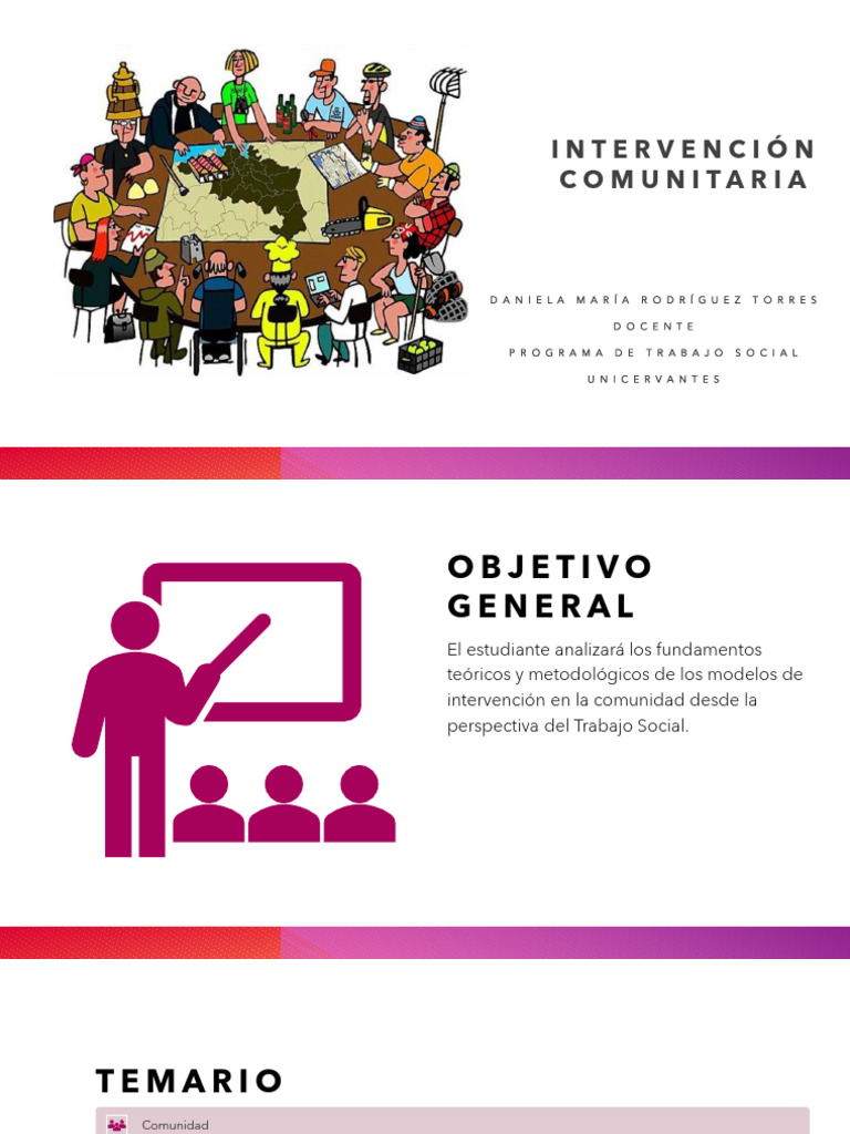 Fundamentos de Intervención Comunitaria | PDF | Comunidad | Trabajo Social