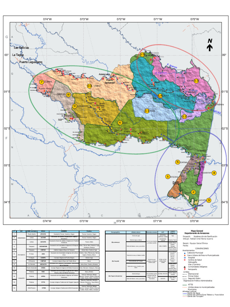 Mapa de Grupos Étnicos en Colombia | PDF | América del Sur | Grupos étnicos