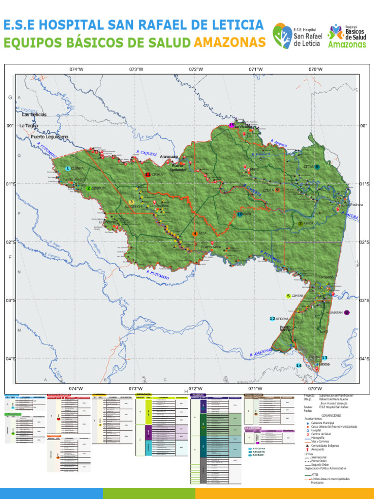 Mapa de Comunidades Indígenas Amazonas | PDF | Colombia