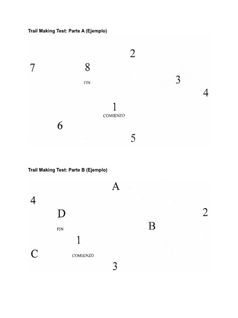 Trail Making Test | PDF