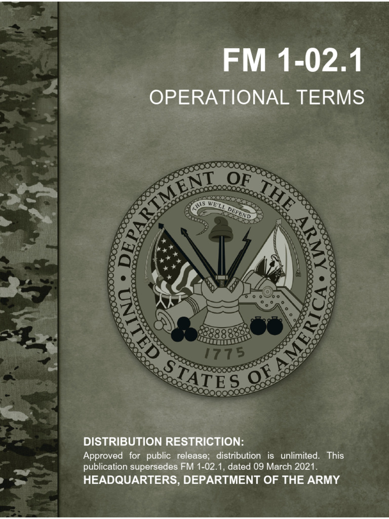 FM 1-02.1 Operational Terms Guide | PDF