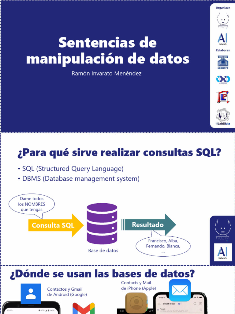 Consultas SQL en Bases de Datos | PDF | SQL | Programación de computadoras