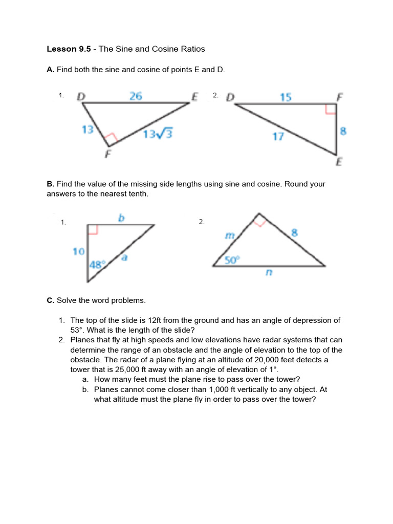 Lesson 9.5 | PDF