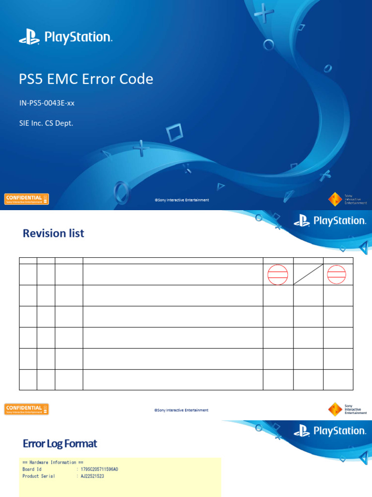 PS5 EMC Error Code Documentation | PDF | Booting | System On A Chip