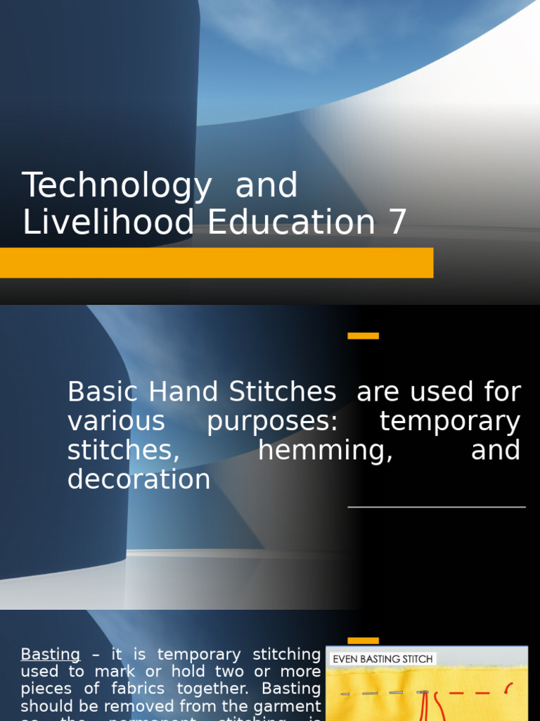 Essential Hand Stitches Guide | PDF