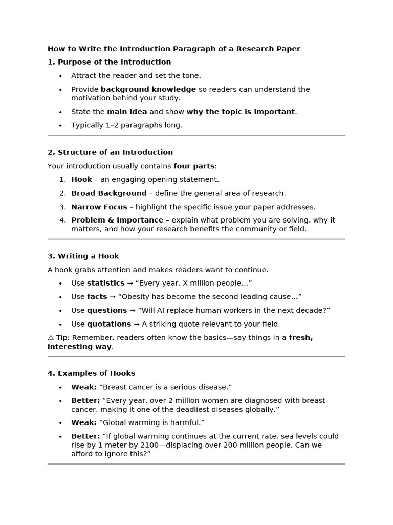 Crafting Effective Research Introductions | PDF | Survey Methodology ...