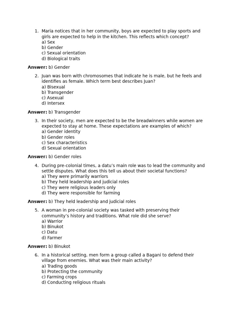 Understanding Gender Roles and Identities | PDF | Gender | Gender Studies