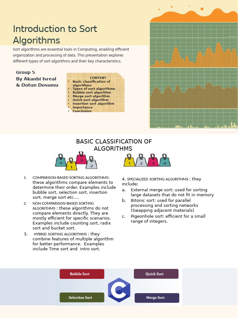 Overview of Sorting Algorithms | PDF | Computing | Algorithms And Data ...