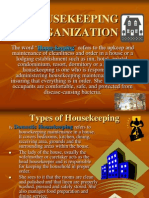 ESSENTIALS OF HOUSEKEEPING ORGANIZATION