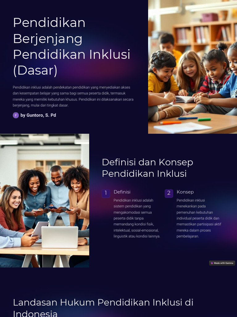 Panduan Pendidikan Inklusi Dasar | PDF