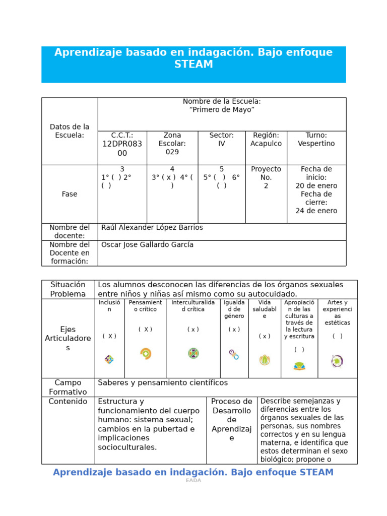 Aprend Basad en Indag. Steam | PDF | Salón de clases | Aprendizaje