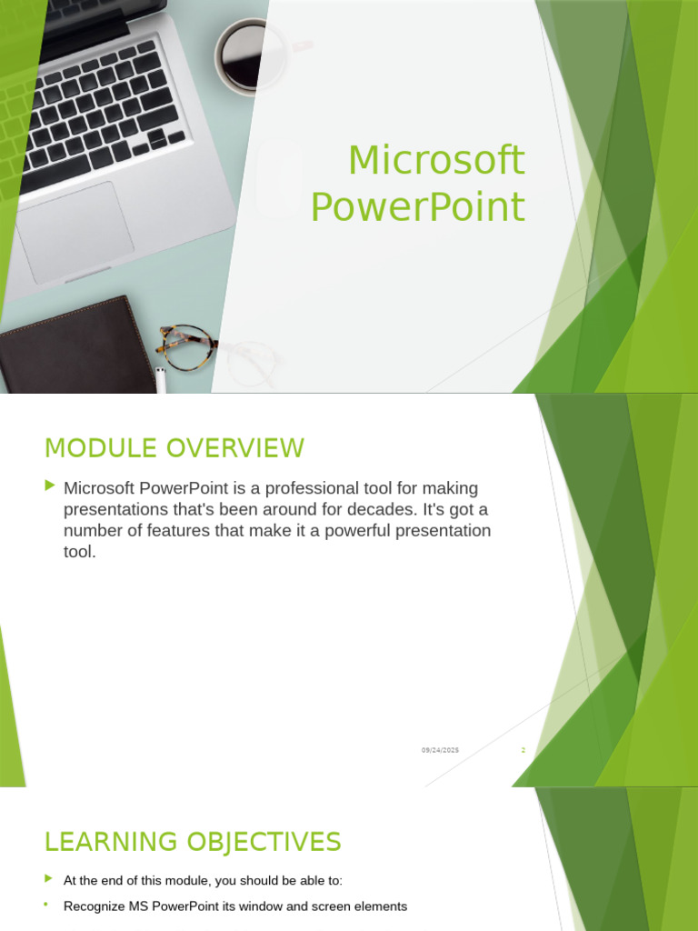 Microsoft PowerPoint Presentation Guide | PDF | Microsoft Power Point ...