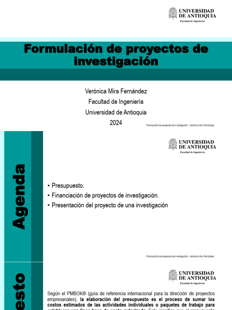 Presupuesto para Proyectos de Investigación | PDF | Presupuesto | Software