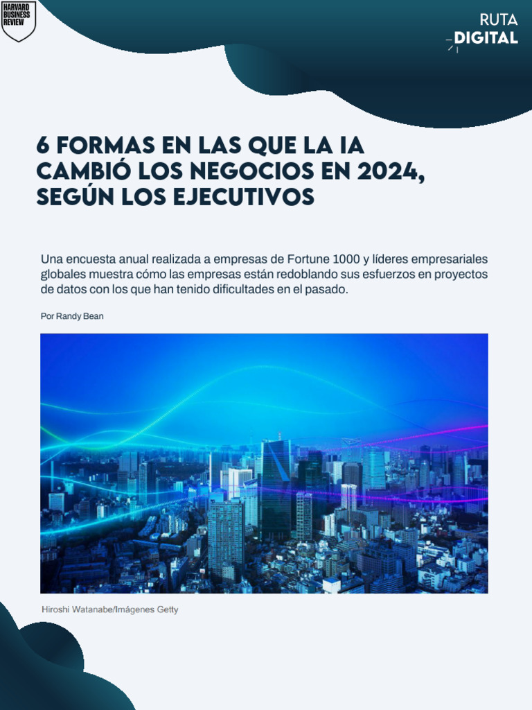 Impacto de la IA en Negocios 2024 | PDF | Inteligencia artificial ...
