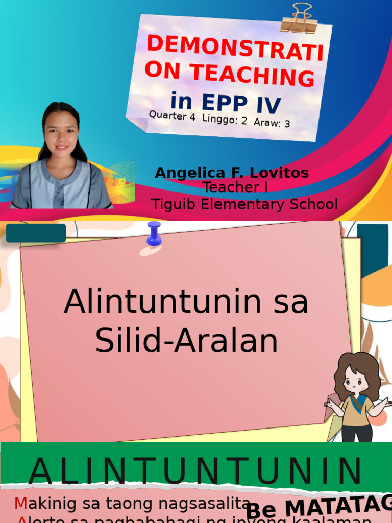 Demo Teaching in EPP | PDF
