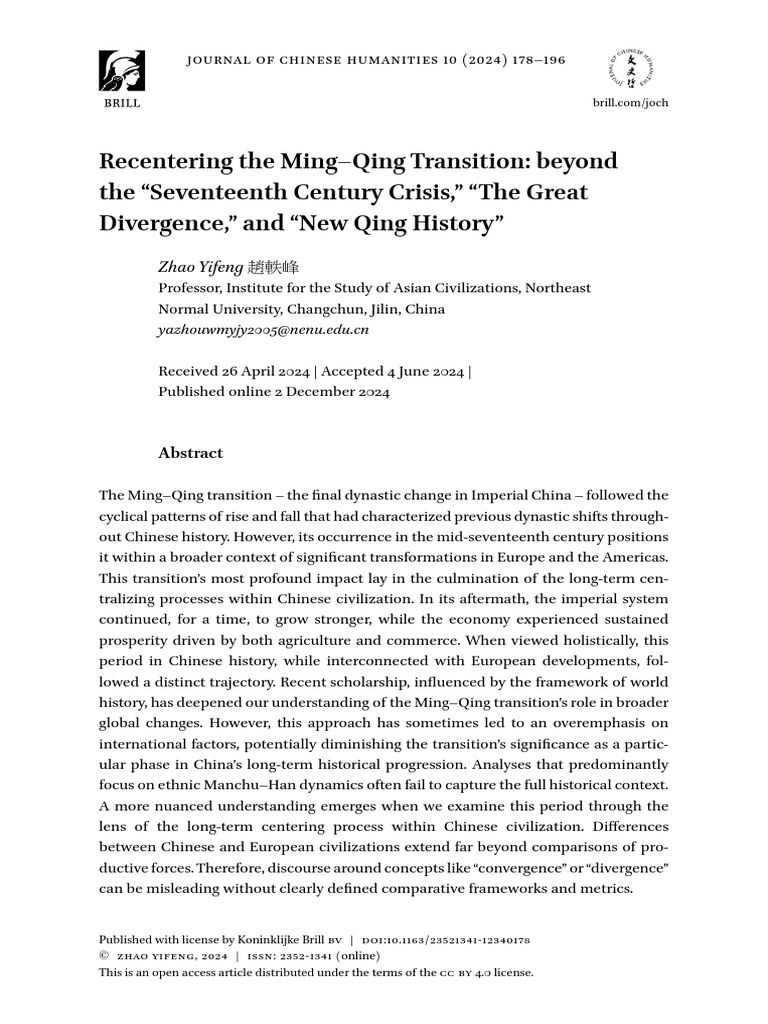Joch Article p178 2 | PDF | Qing Dynasty