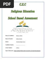 Download Religious Education SBA by Shanice Adams SN92163499 doc pdf