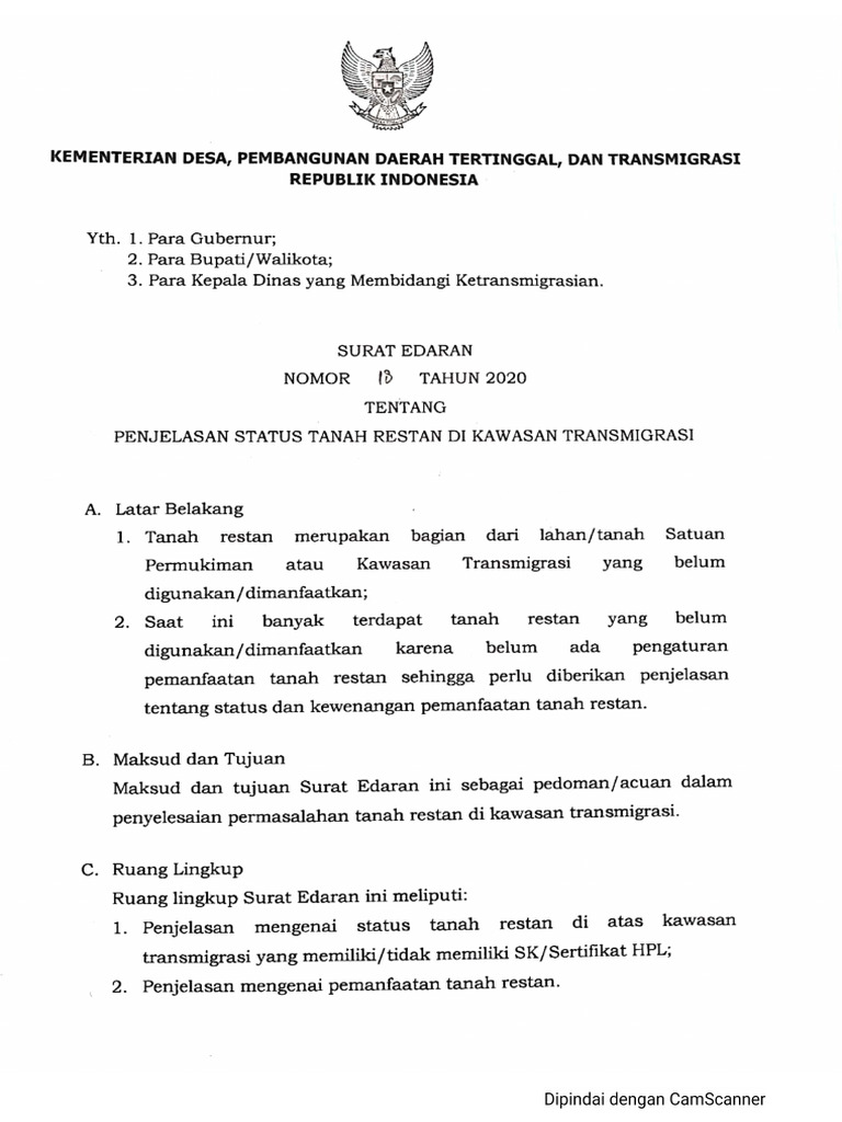 Surat Edaran | PDF