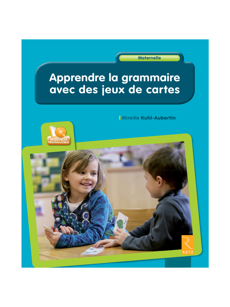 Apprendre La Grammaire Avec Les Jeux de Carte OUVRAGE | PDF