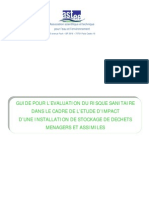 GUI2005 Déchetteries & Évaluation Du Risque Sanitaire - FR