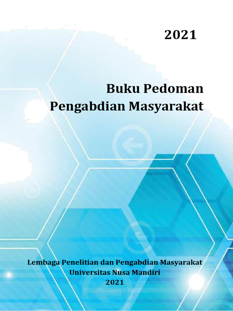 Pedoman Pengabdian Masyarakat UNM | PDF