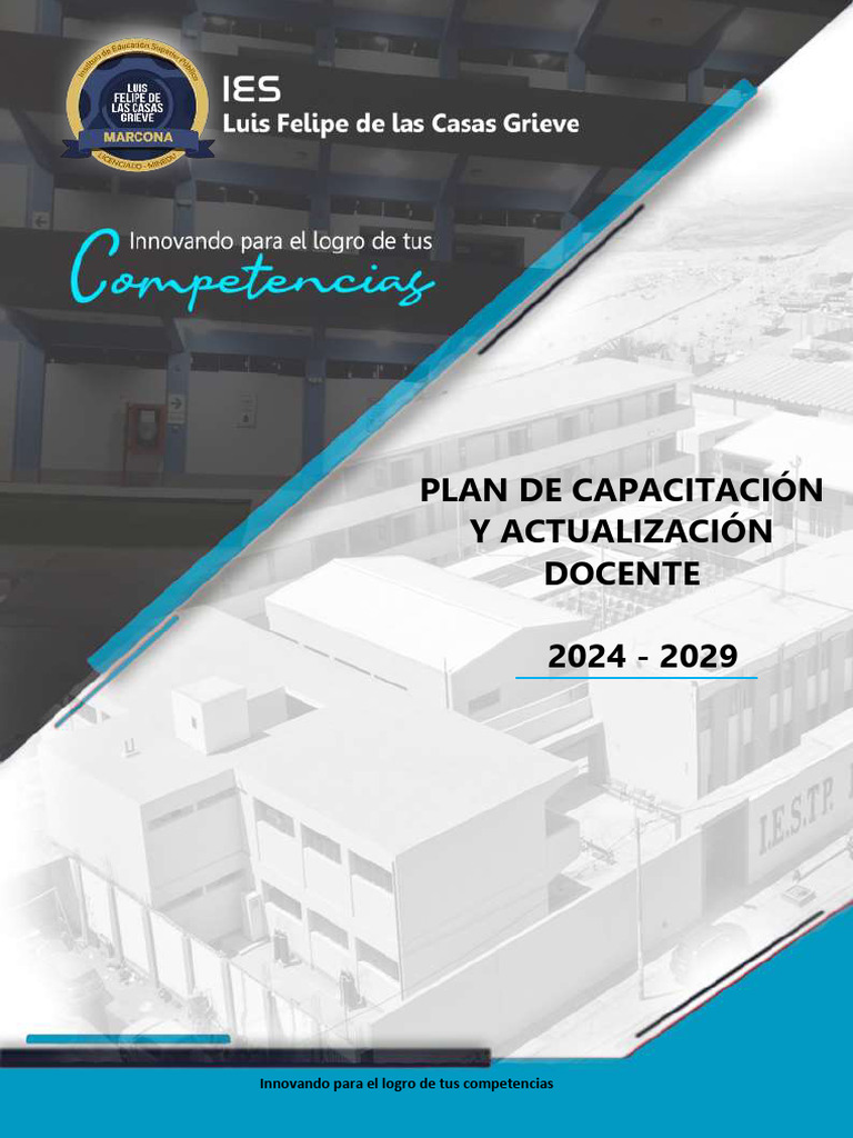 Plan Capacitacion Docente LFCG | PDF | Enseñando | Maestros