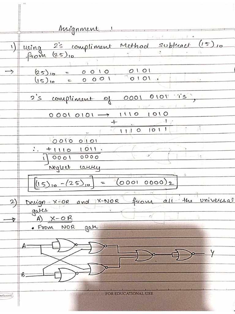 DSD Assignment 1 | PDF