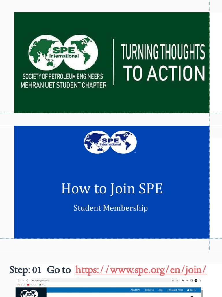 Join SPE International: Step-by-Step Guide | PDF