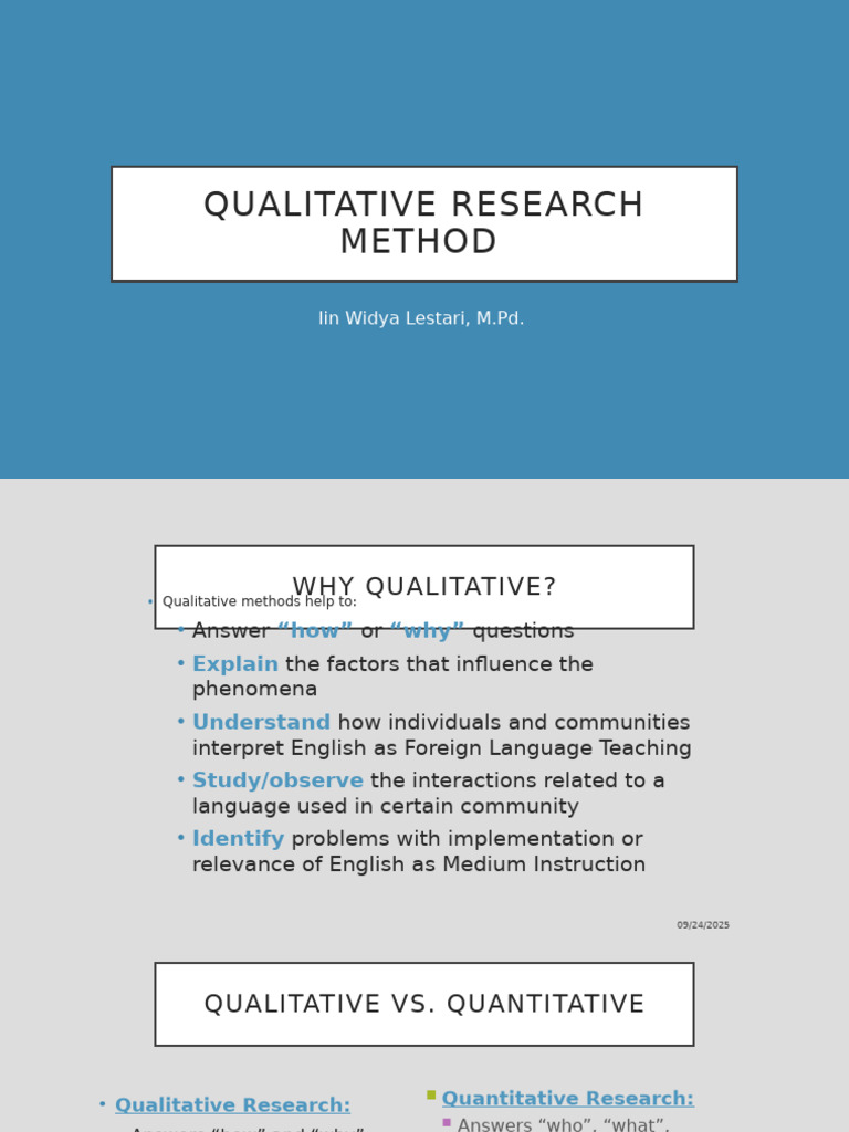 Understanding Qualitative Research Methods | PDF | Qualitative Research ...