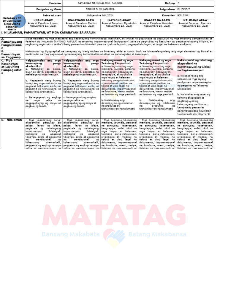 Q2 - Week 7 - DLL | PDF