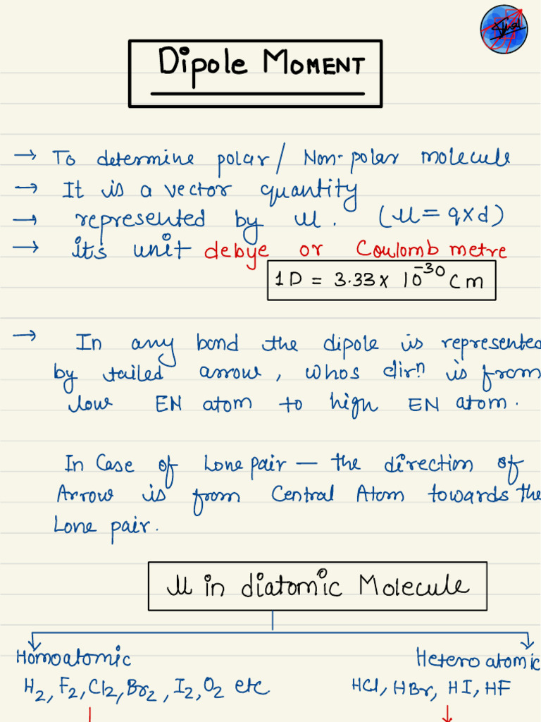 Dipole Moment (CB) | PDF