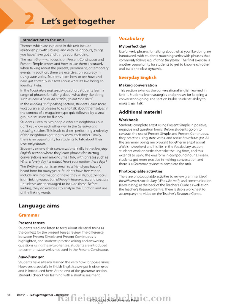 Unit 2 - P - Teacher | PDF