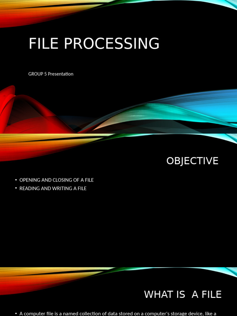 File Processing in C: Opening, Closing, I/O | PDF | Computer File ...