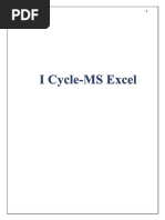 Excel 2010 User Guide | PDF | Microsoft Excel | Spreadsheet