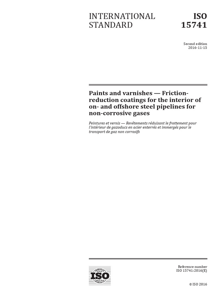 Iso 15741-2016 | PDF | Paint | International Organization For ...