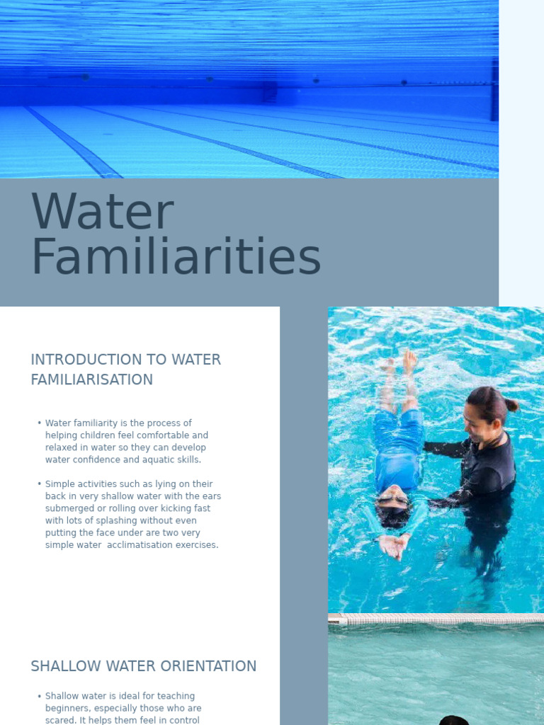 Water Familiarization for Kids | PDF | Underwater Diving