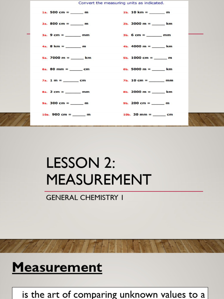 LESSON 2 - Measurement | PDF | International System Of Units | Measurement